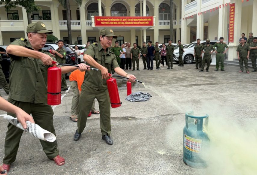 Huấn Luyện Nghiệp Vụ PCCC Hiệu Quả Cho Đội Dân Phòng